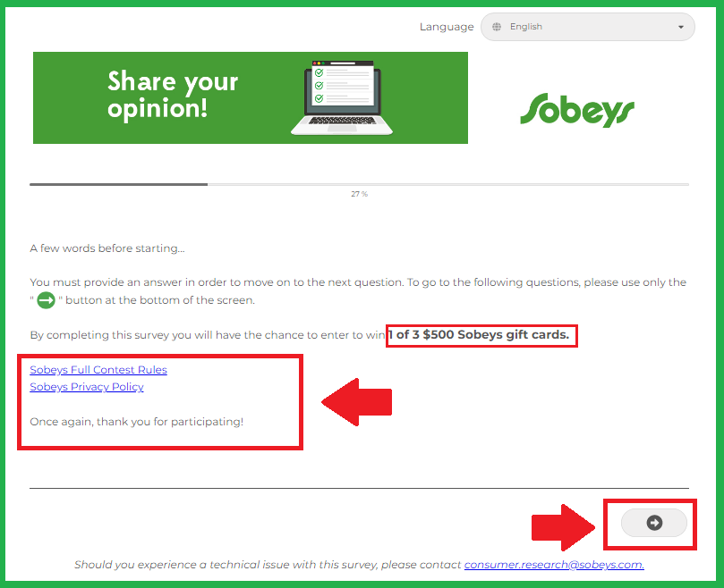 Sobeys Survey