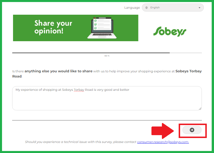 Sobeys Survey