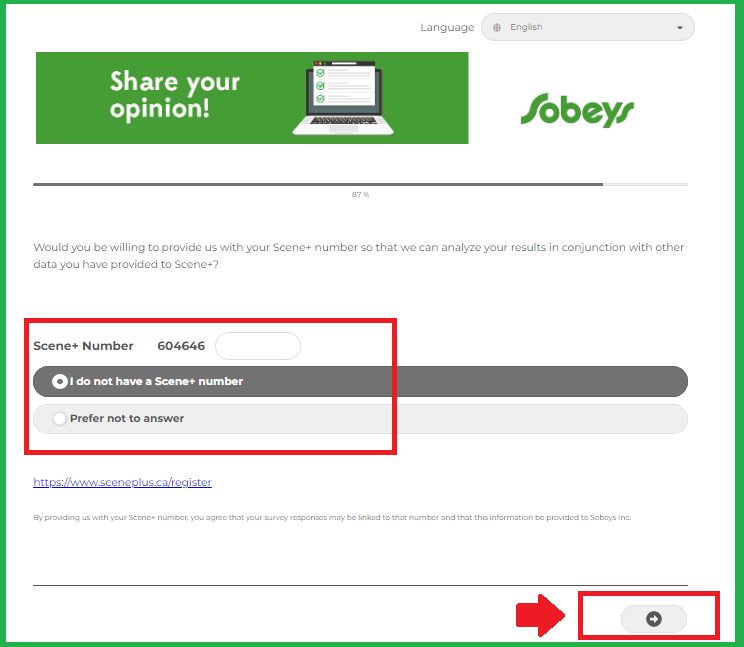 Sobeys Survey