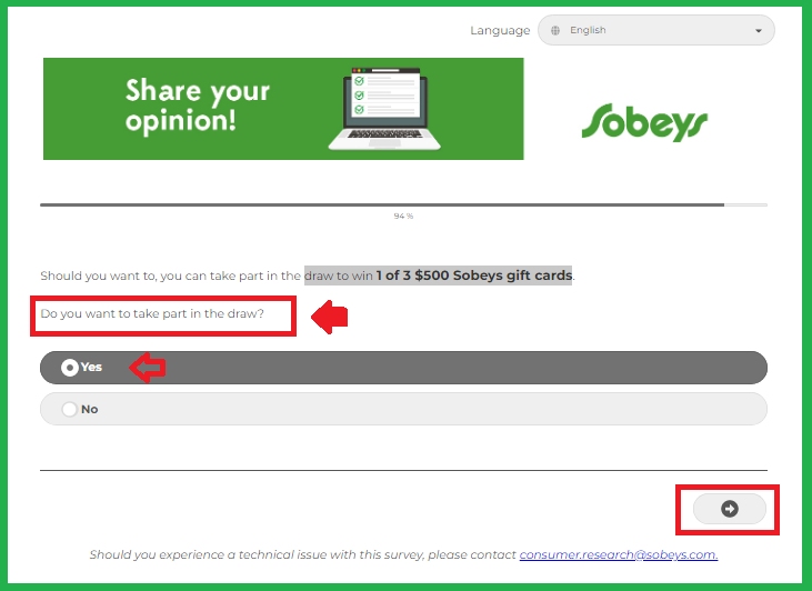 Sobeys Survey