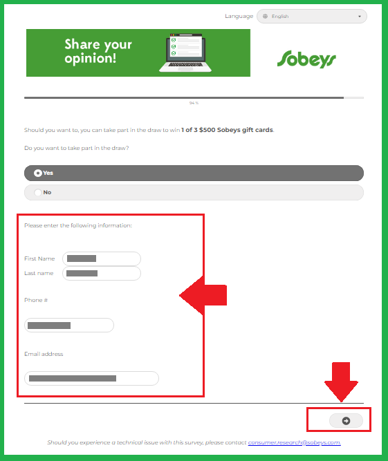 Sobeys Survey