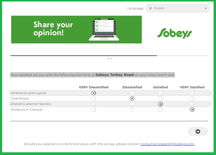 Sobeys Survey